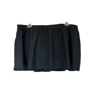 Beach Diva Black Swim Skirt - Size 22W